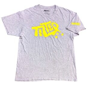 Fortnite TIER Graphic T Shirt Short‎ Sleeve Gray Men's Gaming Tee Medium